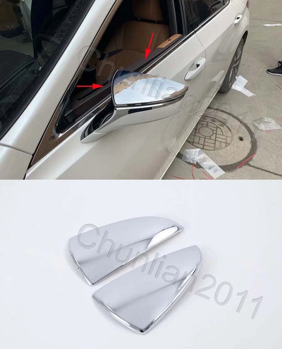 Chrome Side Mirror Cover Trim for Lexus ES300h ES350 (2019-2021)