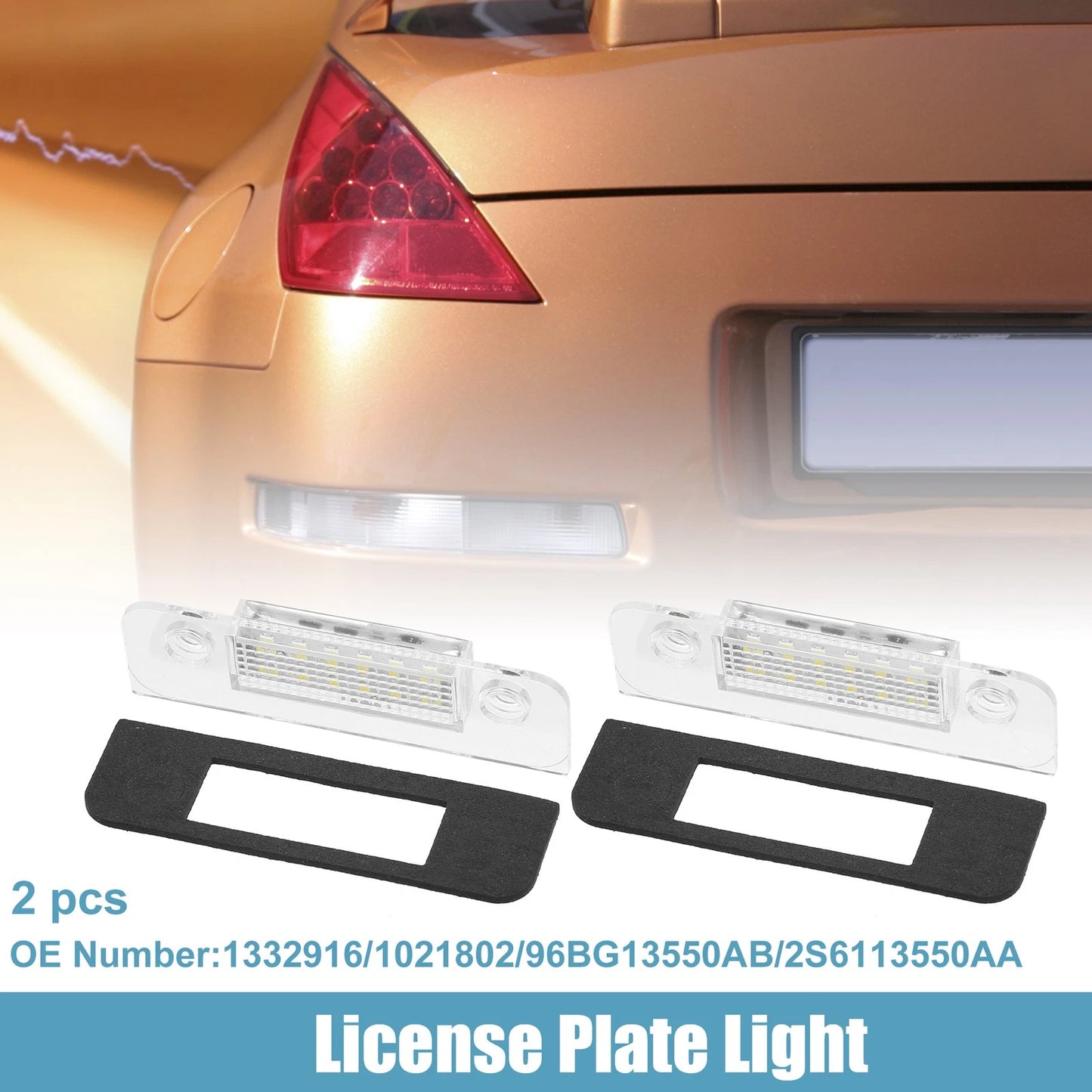 LED License Plate Lights for Ford Mondeo (1996-2000)