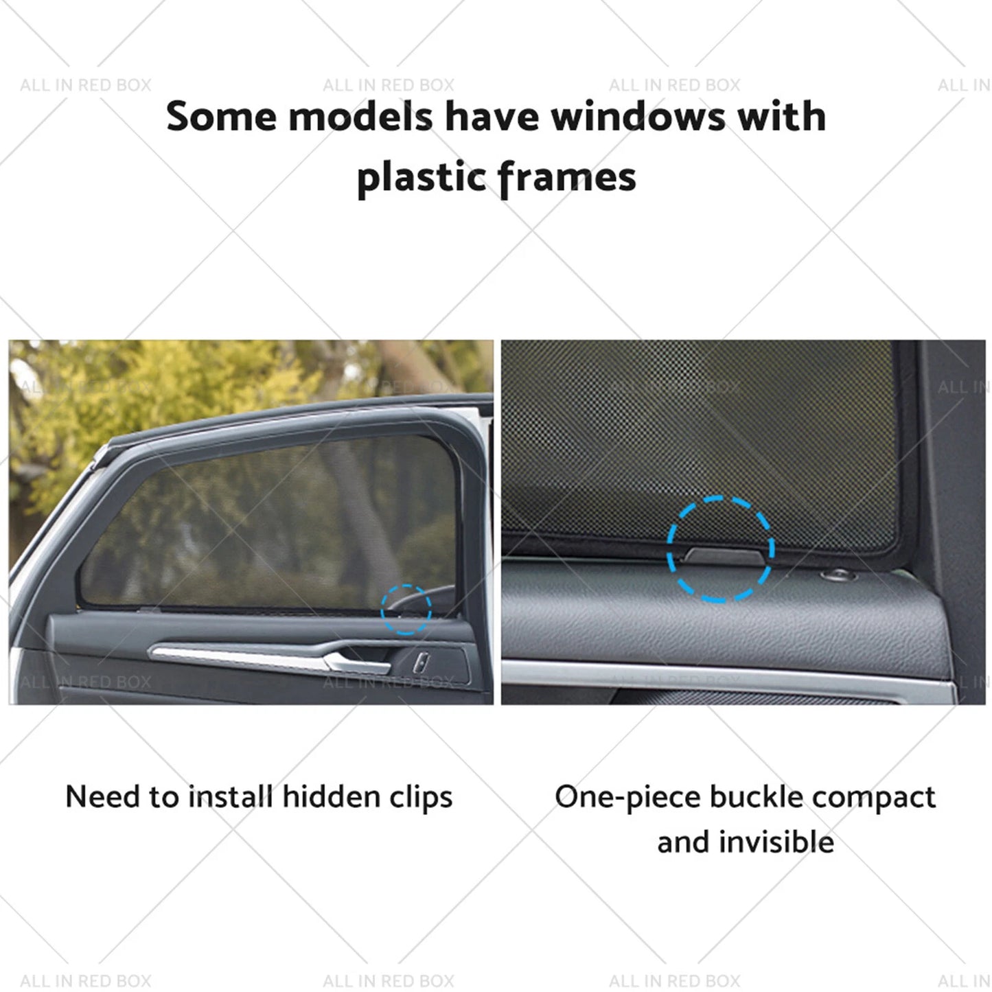 Triangular Magnetic Sun Shades for Mazda CX-3 (2015-Current)
