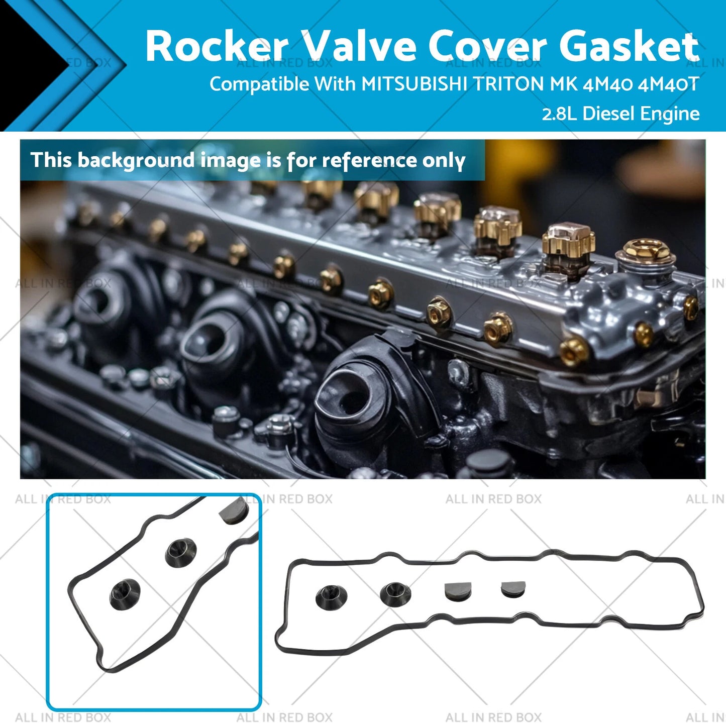 Rocker Valve Tappet Cover Gasket Set for Triton MK 4M40 2.8L (1996-2006)