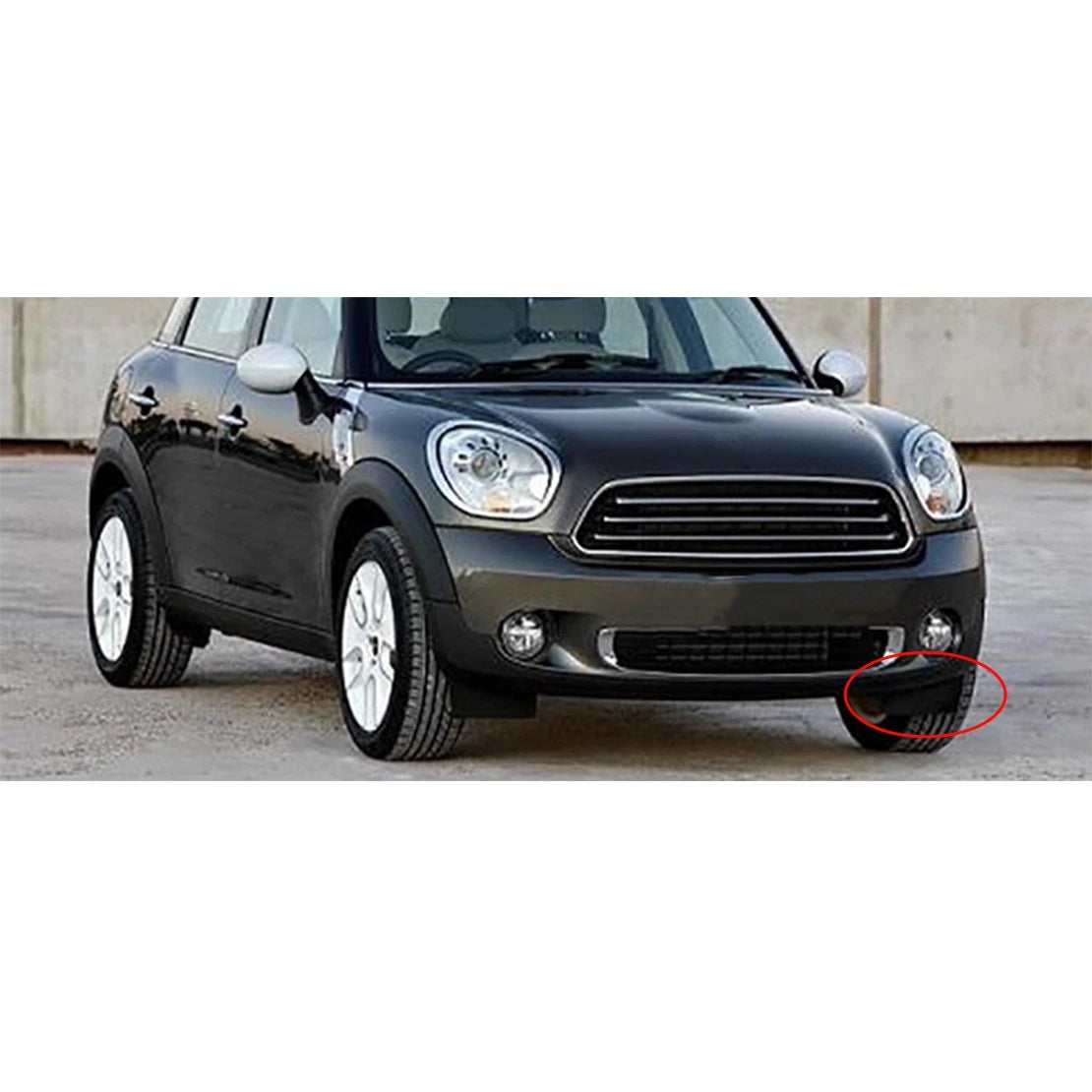 Left Front Bumper Splash Guard for MINI R60 R61 (2011-2016)