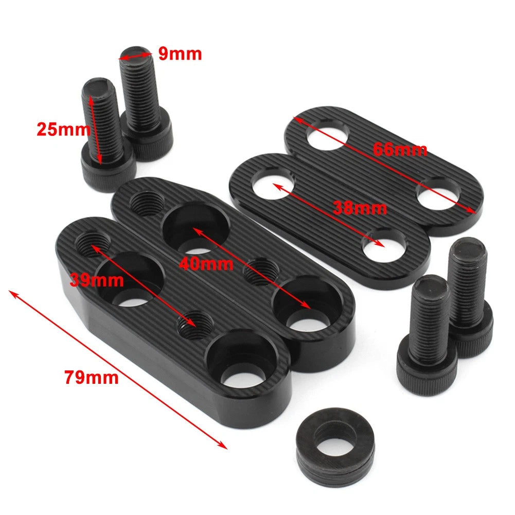 Adjustable Handlebar Risers Adapter for Honda Goldwing 1800 GL1800 (2001-2017)