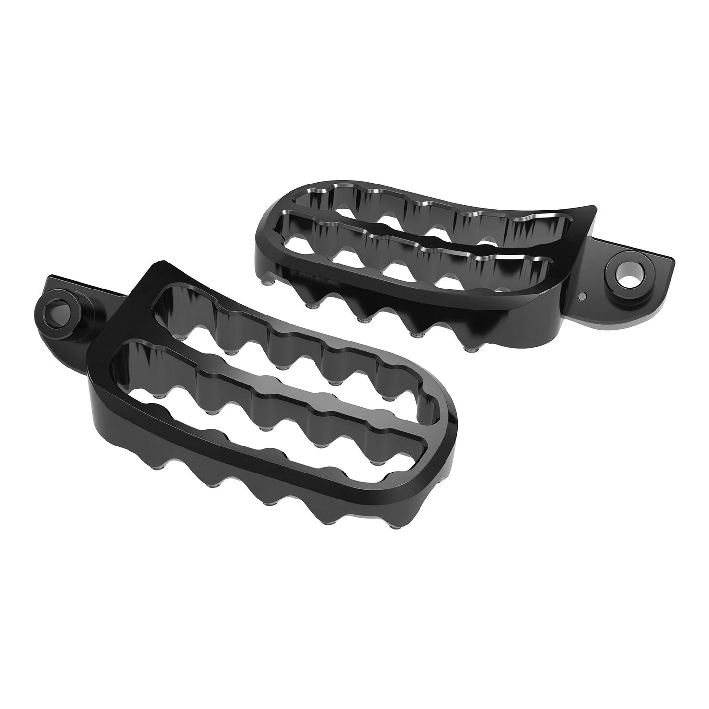 Wider Fat Enlarged Footpegs for Kawasaki KLR650 (1988-2024)