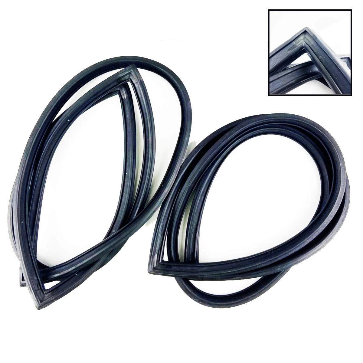 Windshield Rubber Seal Weatherstrip Set Front Rear Fits DATSUN NISSAN 510 D11