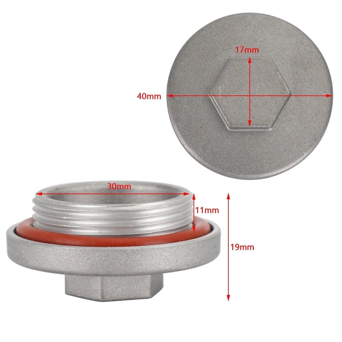 4 x Valve Caps with O-Rings for Suzuki GN GZ GS DR DR-Z 125 400 X TU (2000-2023)