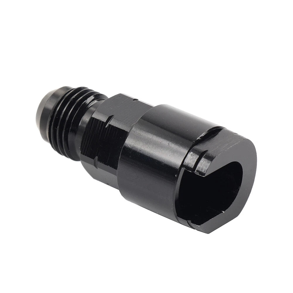 6AN Male to 5/16" Quick Disconnect EFI Fuel Rail Adapter for GM LS (2001-2023)