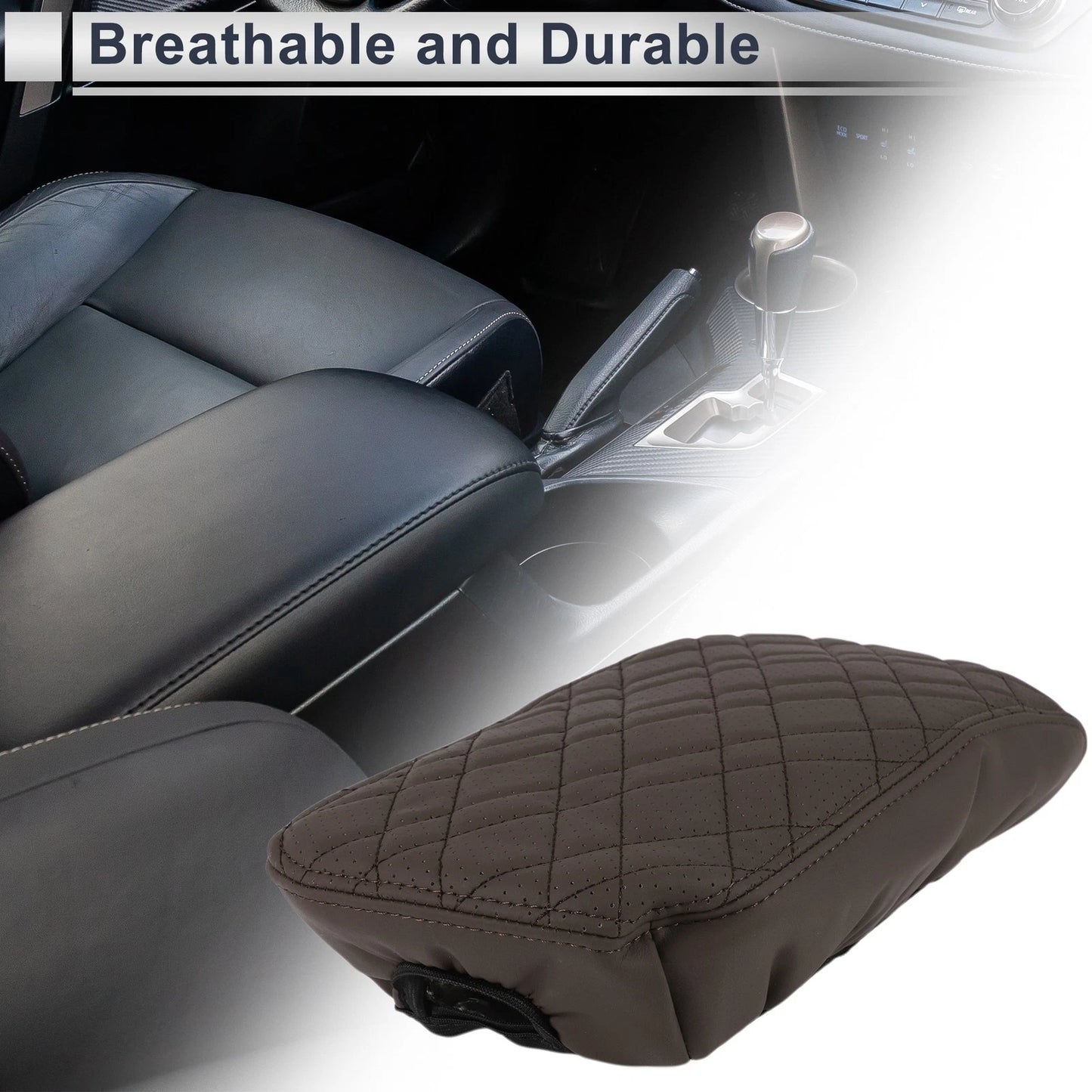 Center Console Cover Deep Brown for BMW X3 (2011-2017) 1 Pc