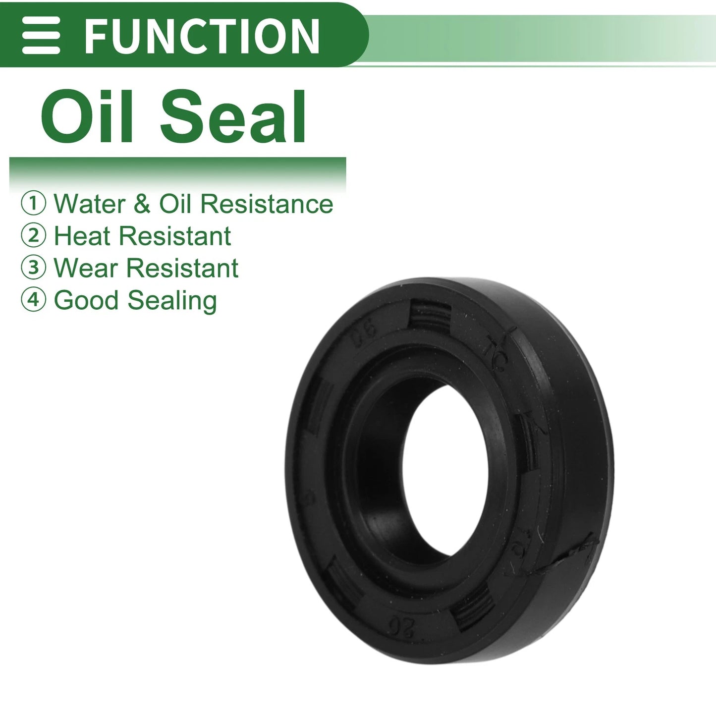 Oil Seal / 10x20x5mm / Rotary Shaft Seal NBR Rubber for Make Model