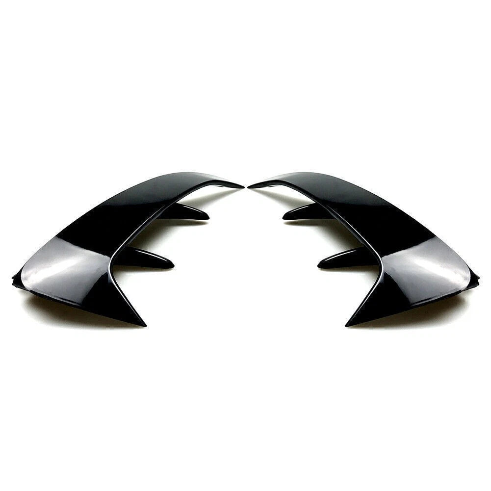 Black Rear Bumper Splitter Canard Air Vent for Benz A-Class W177 A200 A220 A35