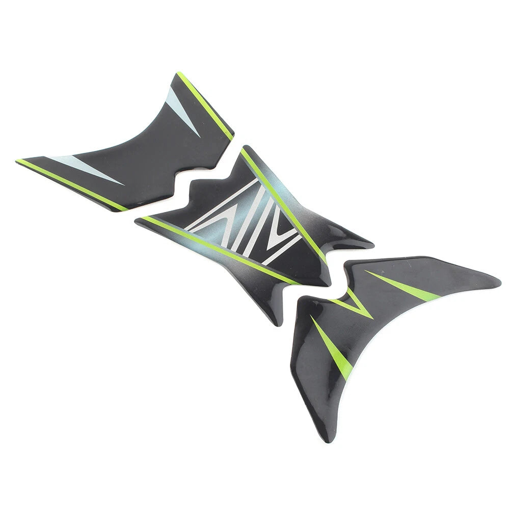 Motorcycle 3D Tank Pad Protector Decal Sticker for Kawasaki Z650 (All Years)