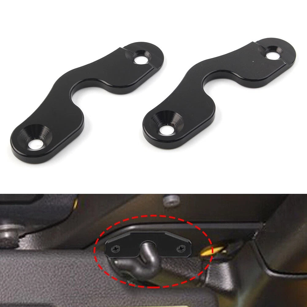 2 x Sun Visor Clips for Jeep Wrangler JK JL JT Gladiator (2018-2022)