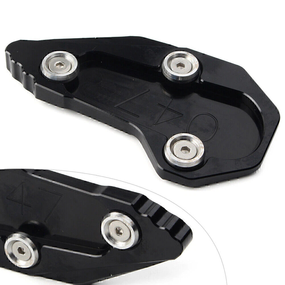 Black Kickstand Extension Pad for BMW R1200R R1200RS (2015-2016)
