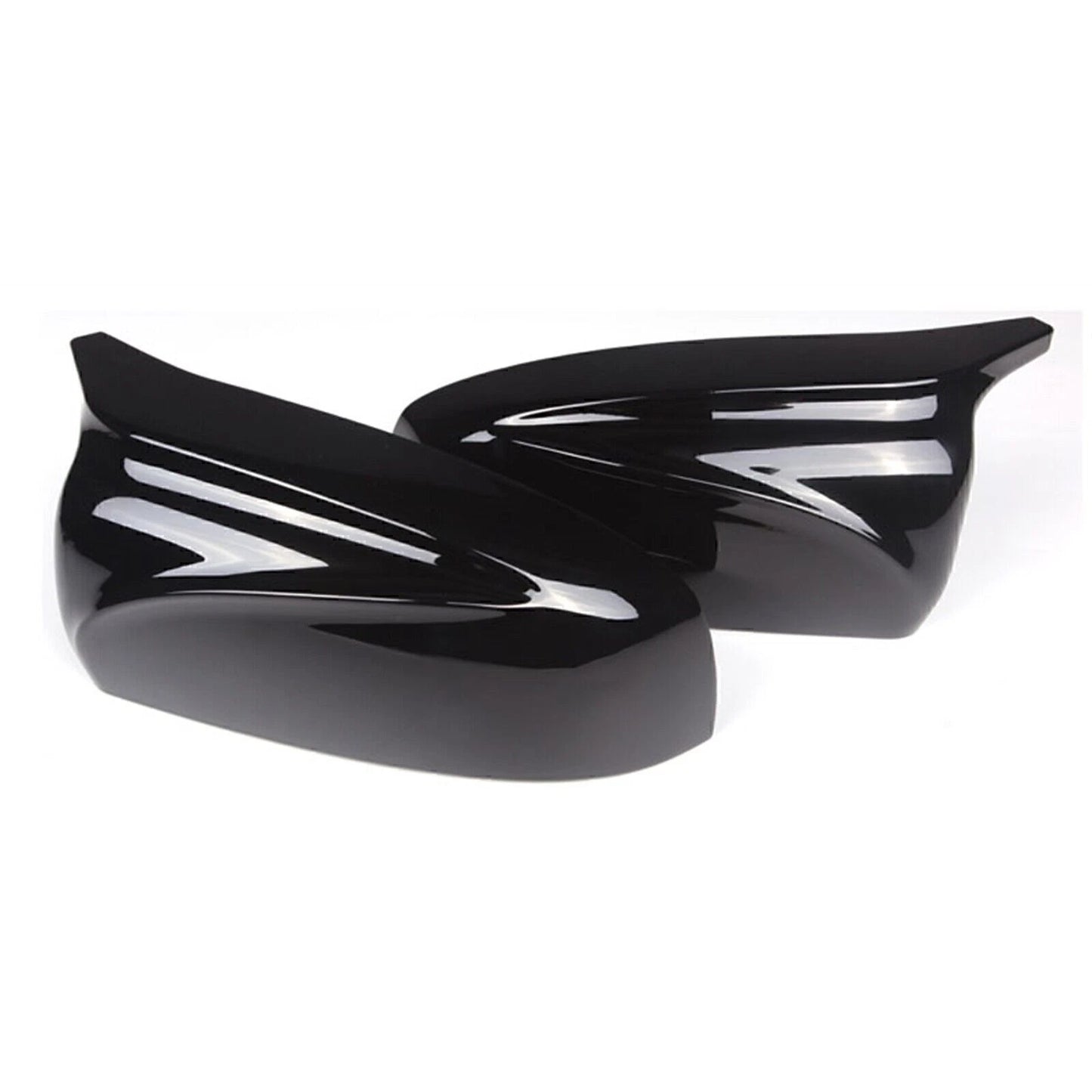 2 x Black Rear Side Mirror Covers for BMW E70 E71 X5 X6 (2007-2013)