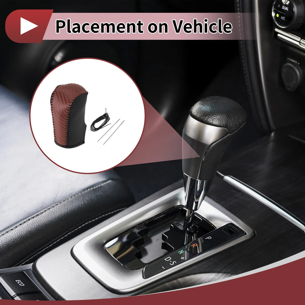Car Gear Shift Knob Cover for Nissan Murano (2009-2013)