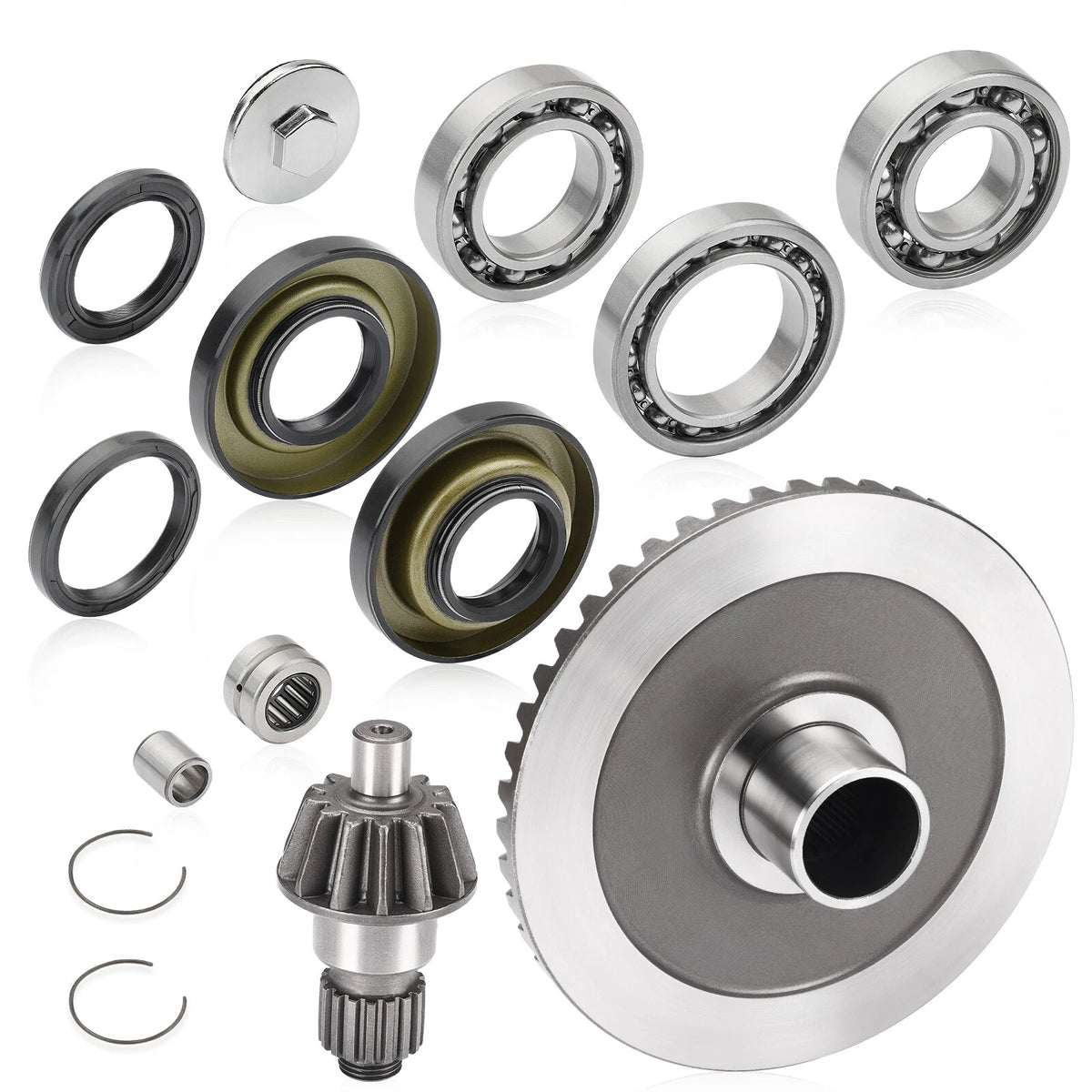 Rear Diff Pinion Ring Gear Bearings for Honda Rancher 350 TRX350 00-06