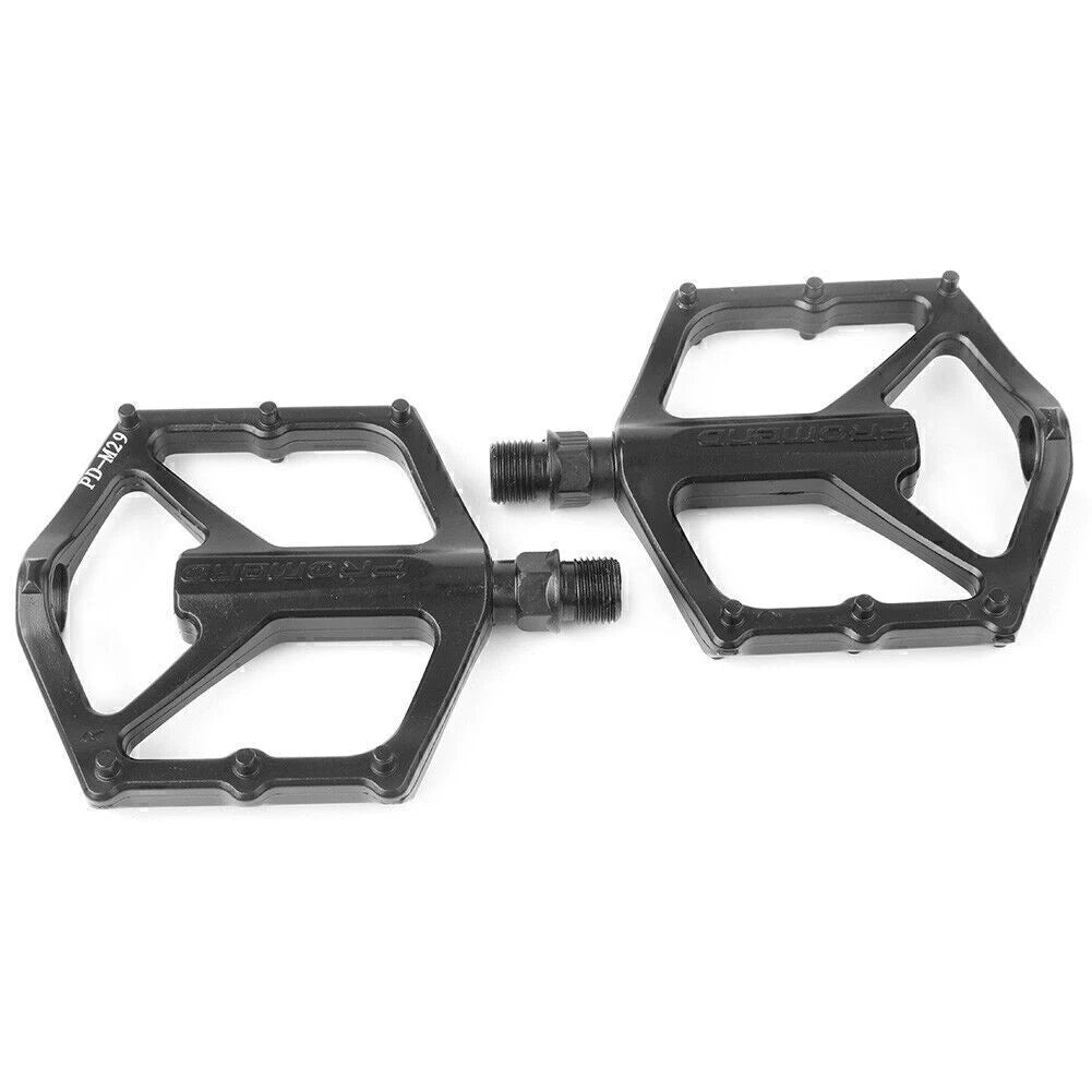 2 x Flat Platform Bike Pedals for Mountain Road Bicycle Aluminum Alloy M29