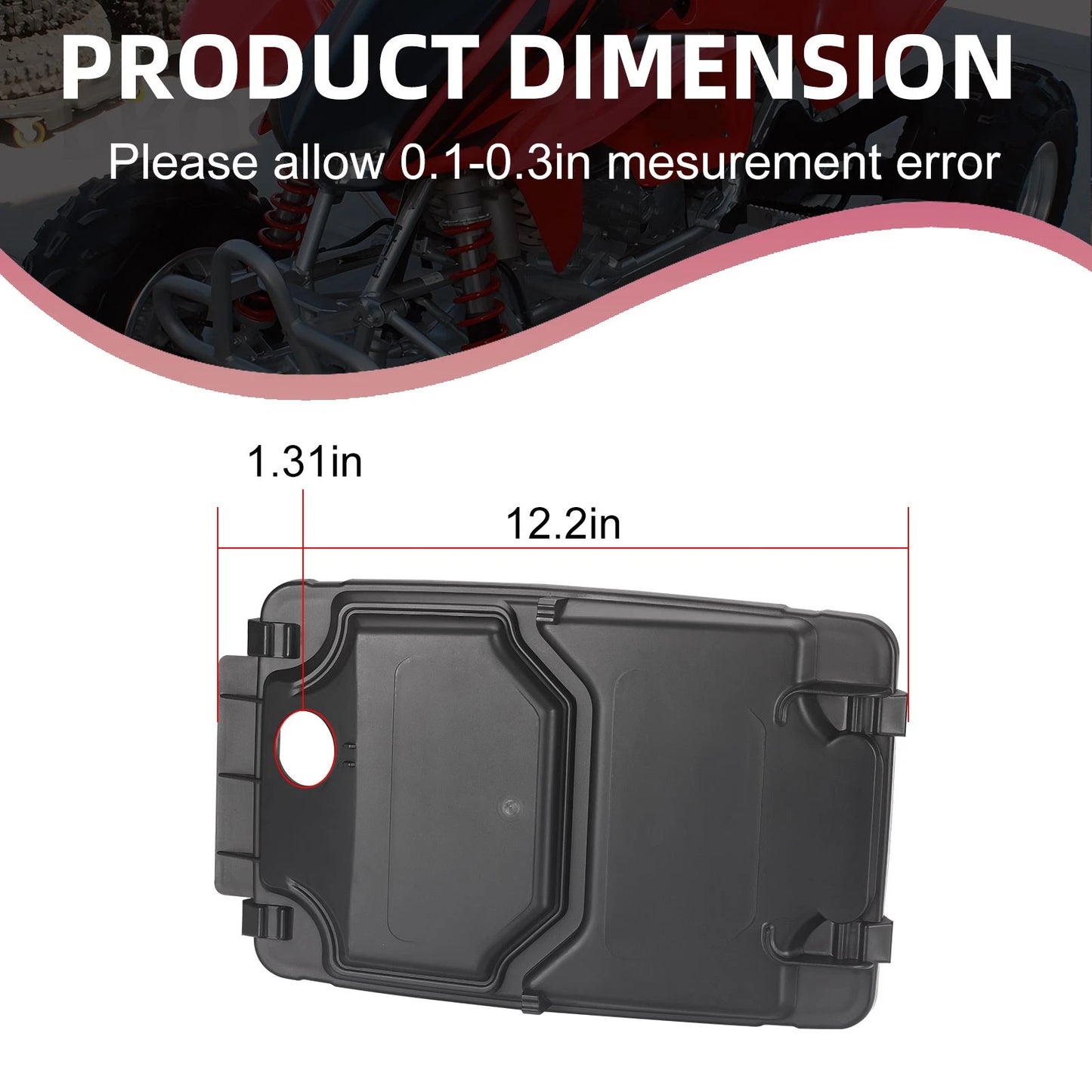 2 x Air Box Lid Cover for Honda TRX 450R 450ER (2006–2014)