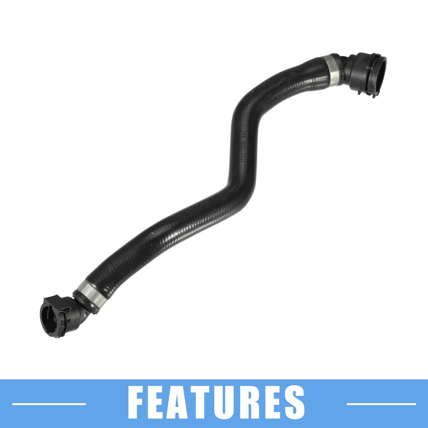 Radiator Coolant Hose for BMW 320i Base 2.0L (2013-2016) - 1 x Hose