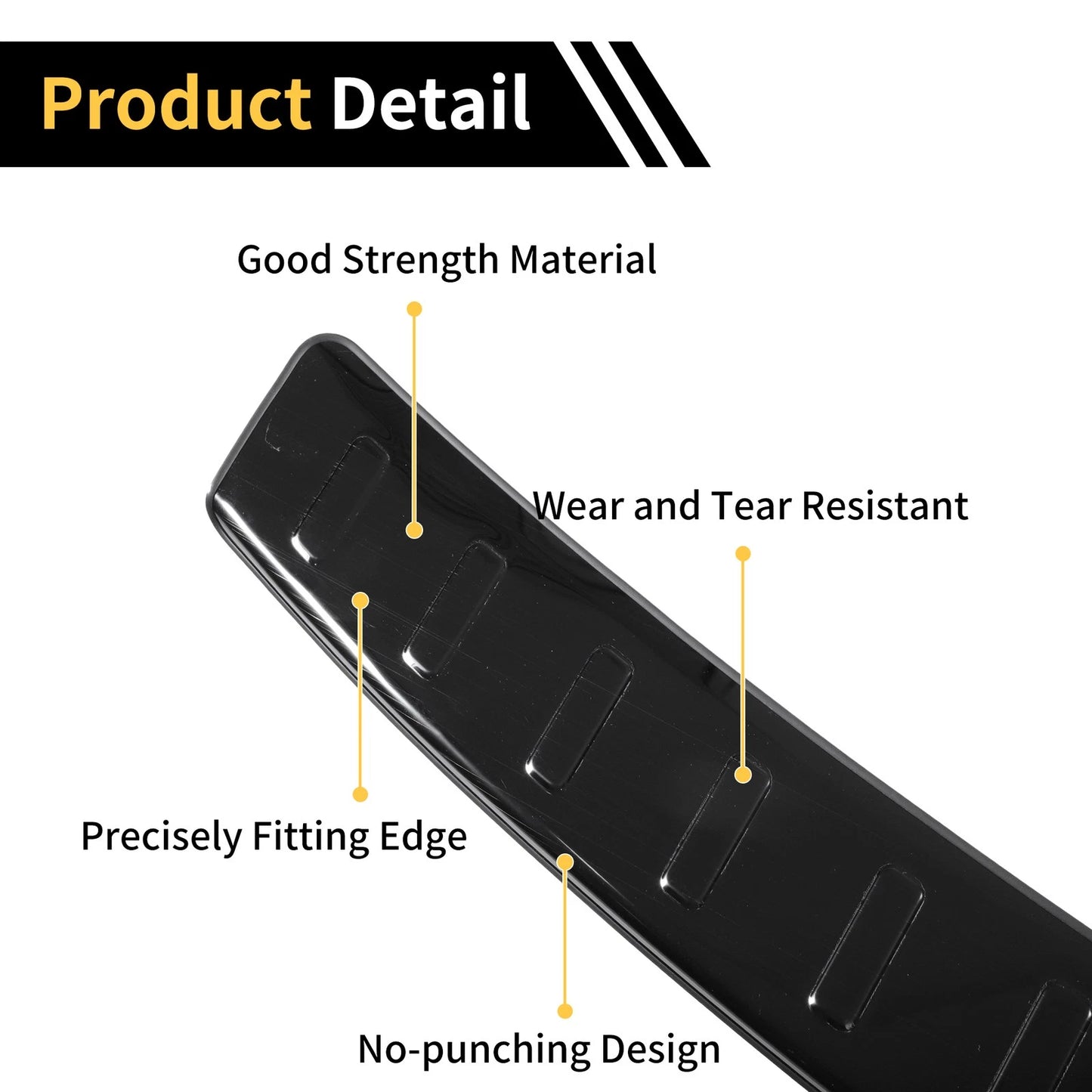 Rear Bumper Topper for Mazda CX-5 (2017) Black 1 Pcs