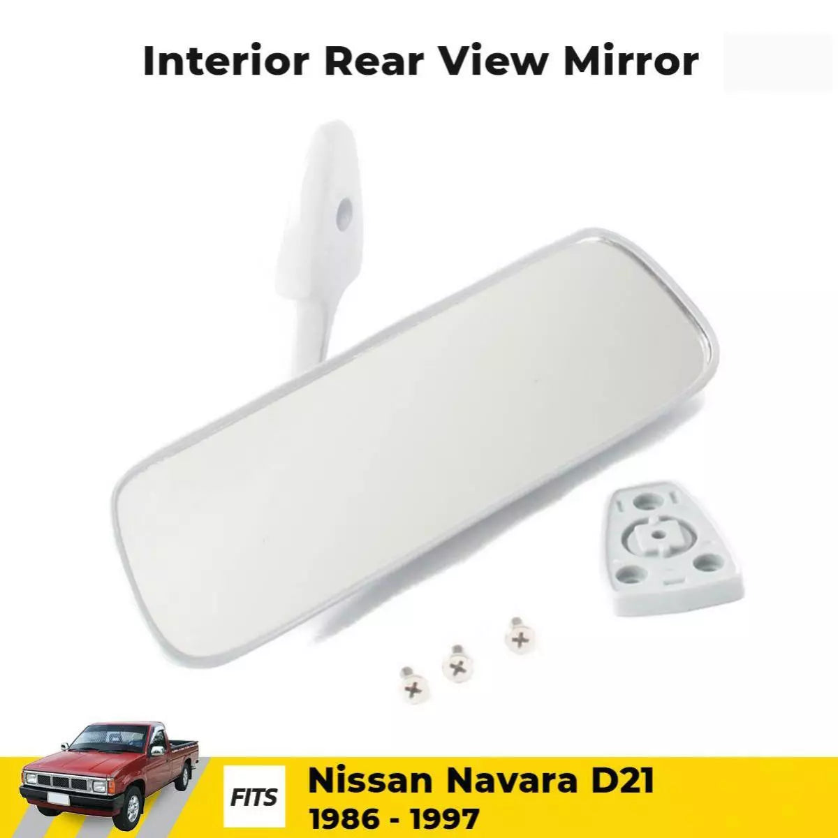 Interior Mirror Room Rear View Fits Nissan Navara D21 Navara Truck 1986-97 D05