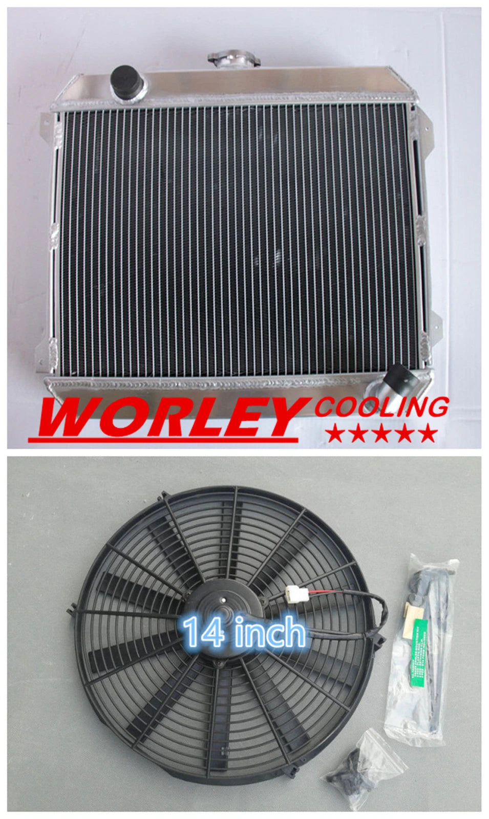 3 Row Aluminum Radiator for Datsun 510 610 620 710 720 (1970-1986)