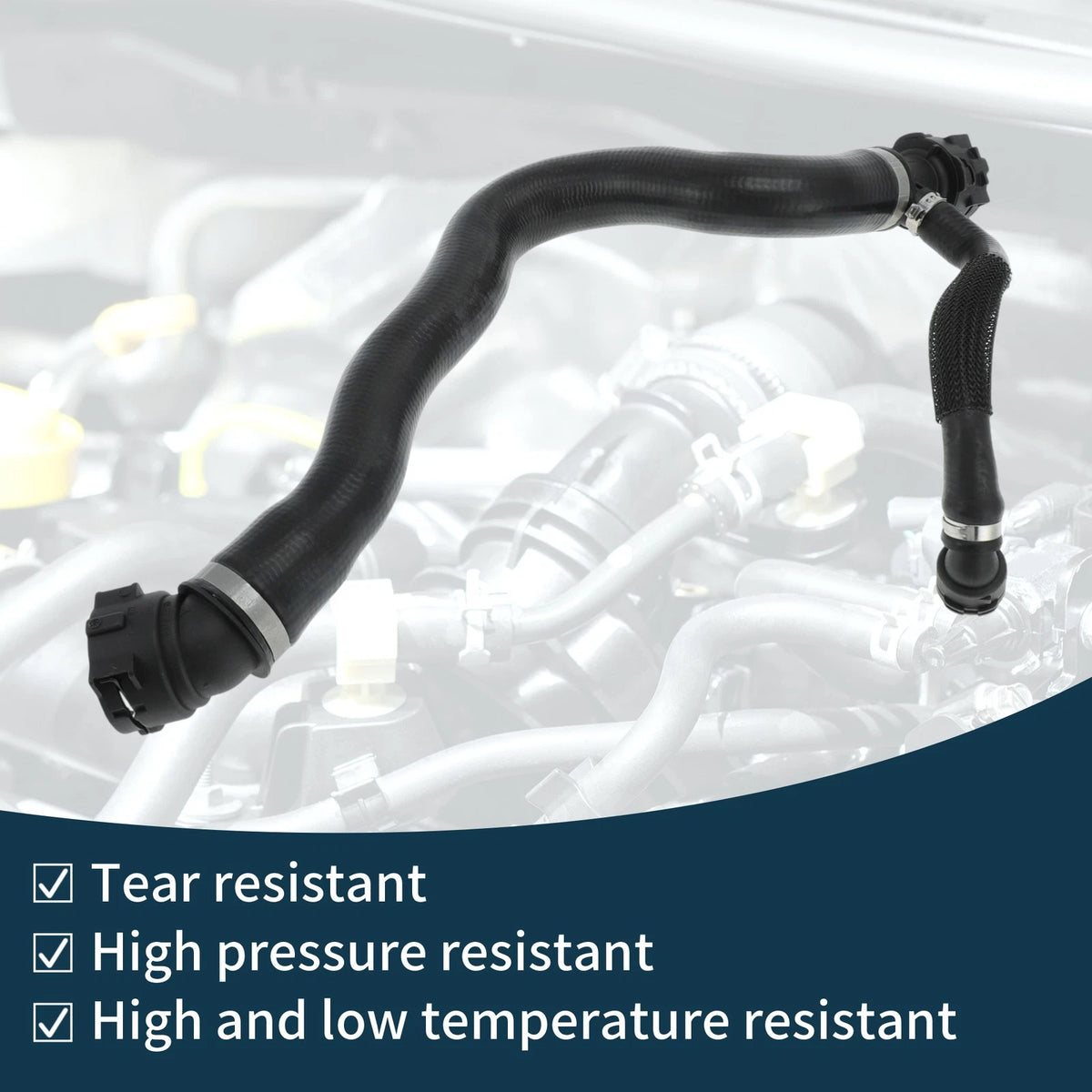 Radiator Hose for BMW X4 2020-2022 Rubber Coolant Pipe (2020-2022)