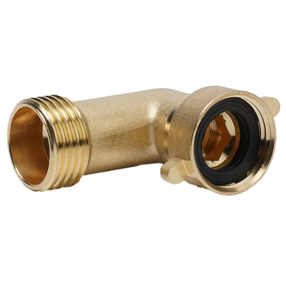 90 Degree Angle Water Pipe RV Water Intake Hose Fittings Brass Connector