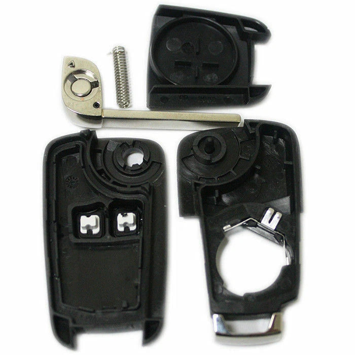 2 Button Fob Remote Cover Uncut Blade Key Case For Vauxhall Opel Astra Insignia