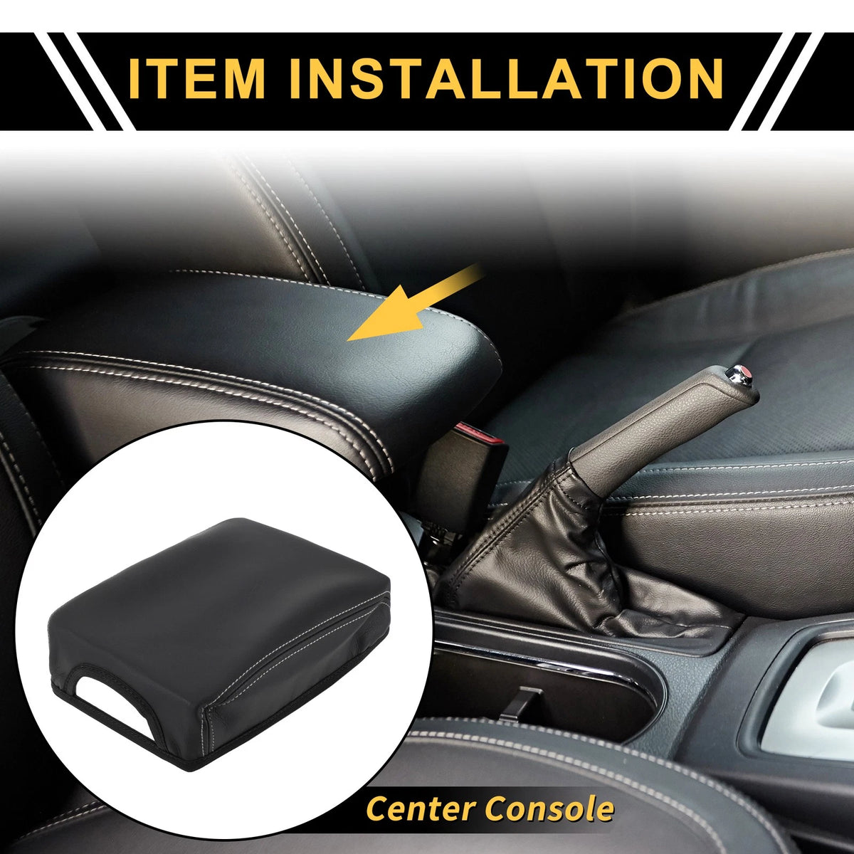 Center Console Lid Armrest Cover for Toyota Tacoma (2016-2020) Anti-Scratch