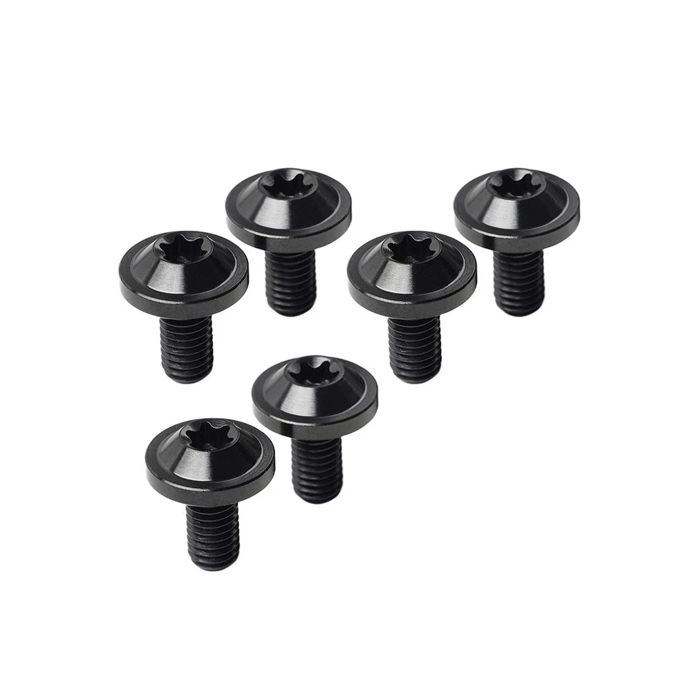 6 x Universal Titanium M5x15mm Torx Head Bolts for Bike Motor