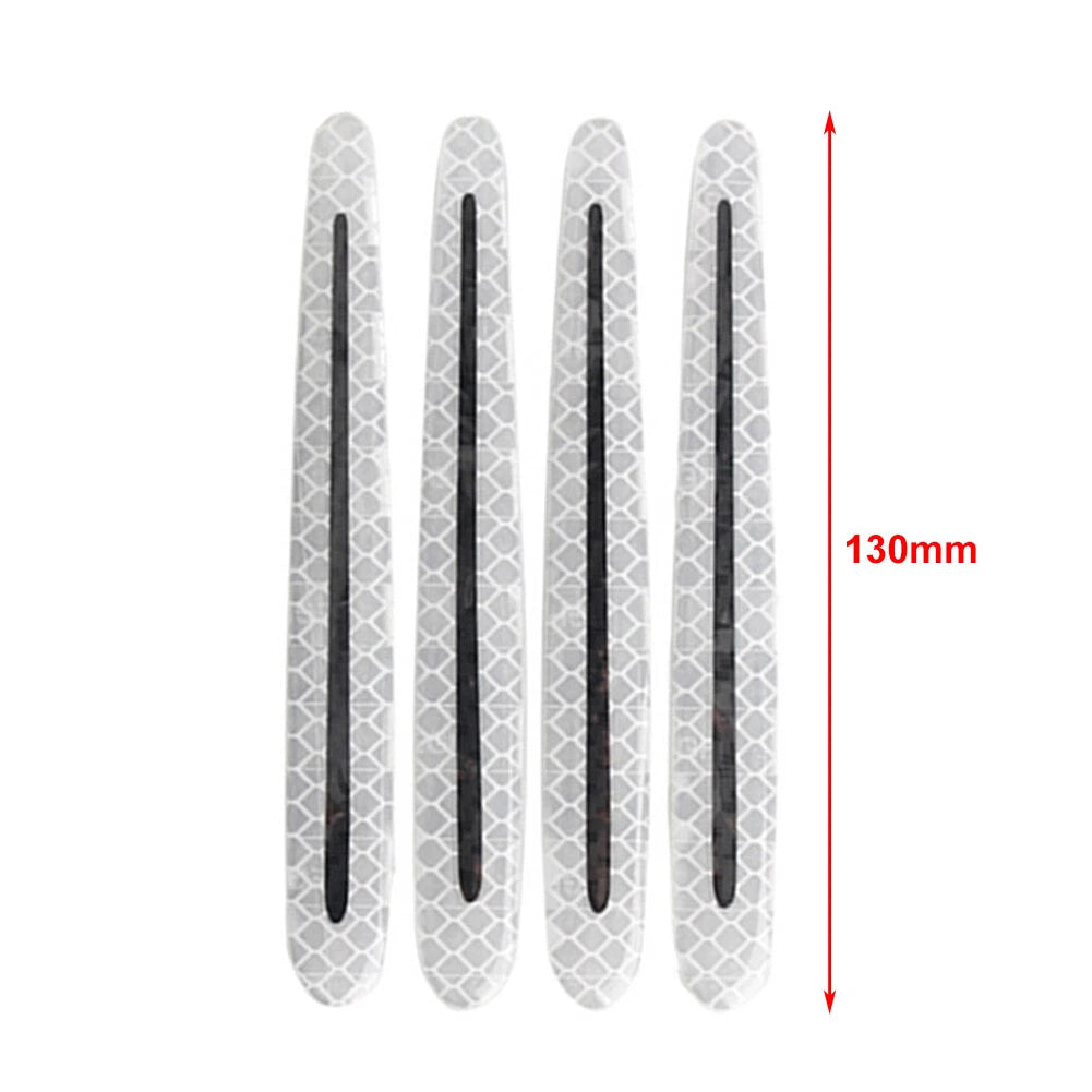 Carbon Fiber Door Handle Reflective Stickers for Universal Cars