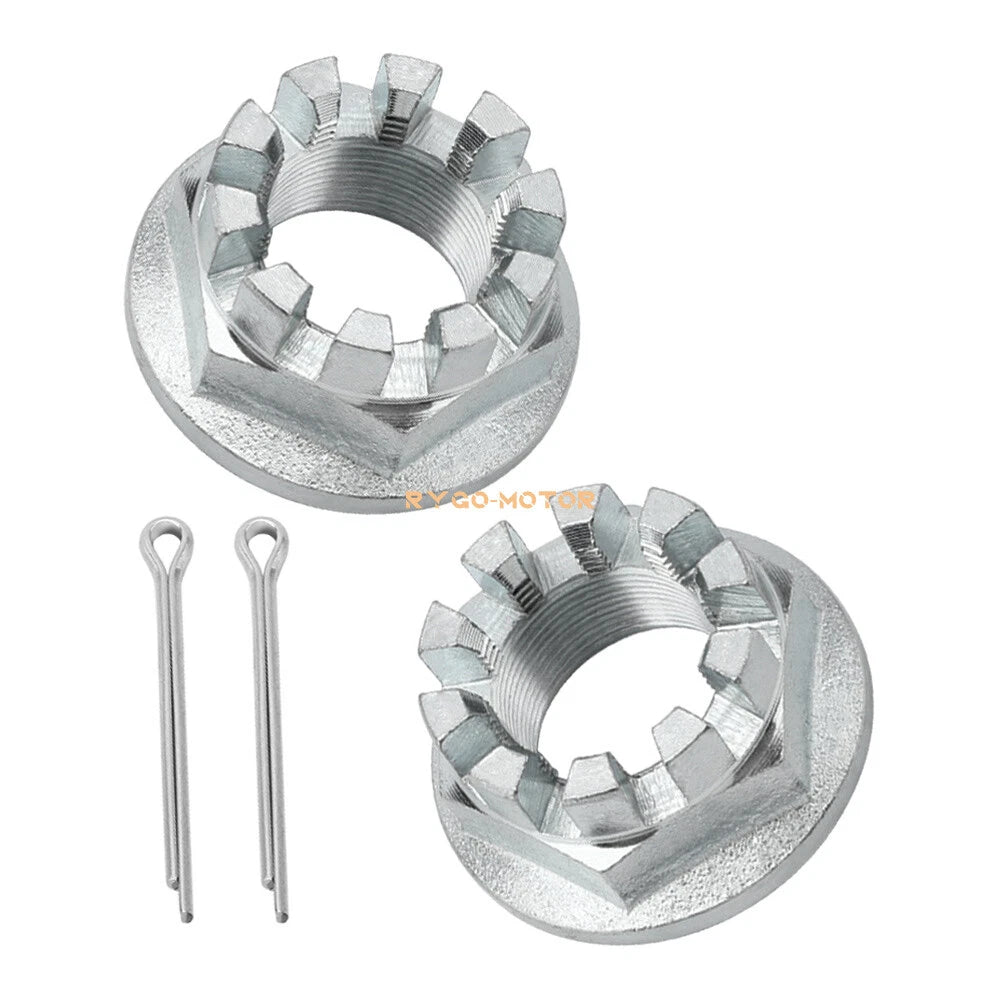 Rear Wheel Axle Nut with Pin for Honda Foreman 400 450 500 520
