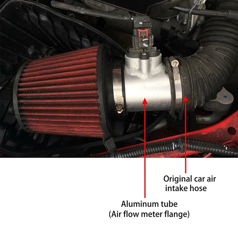 70mm MAF Mass Air Flow Sensor Mount Adapter Tube for Toyota Mazda Subaru Suzuki