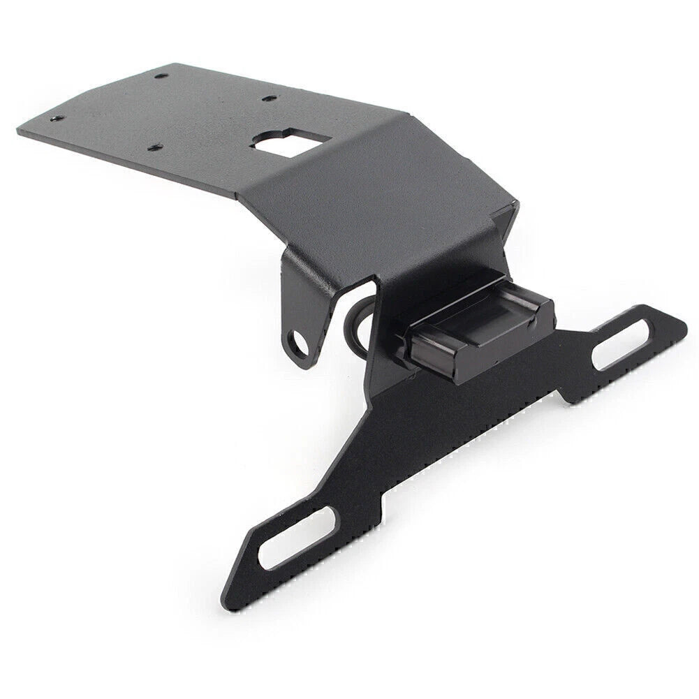 Black Steel License Plate Holder for KAWASAKI Ninja H2 SX (2019-2021)