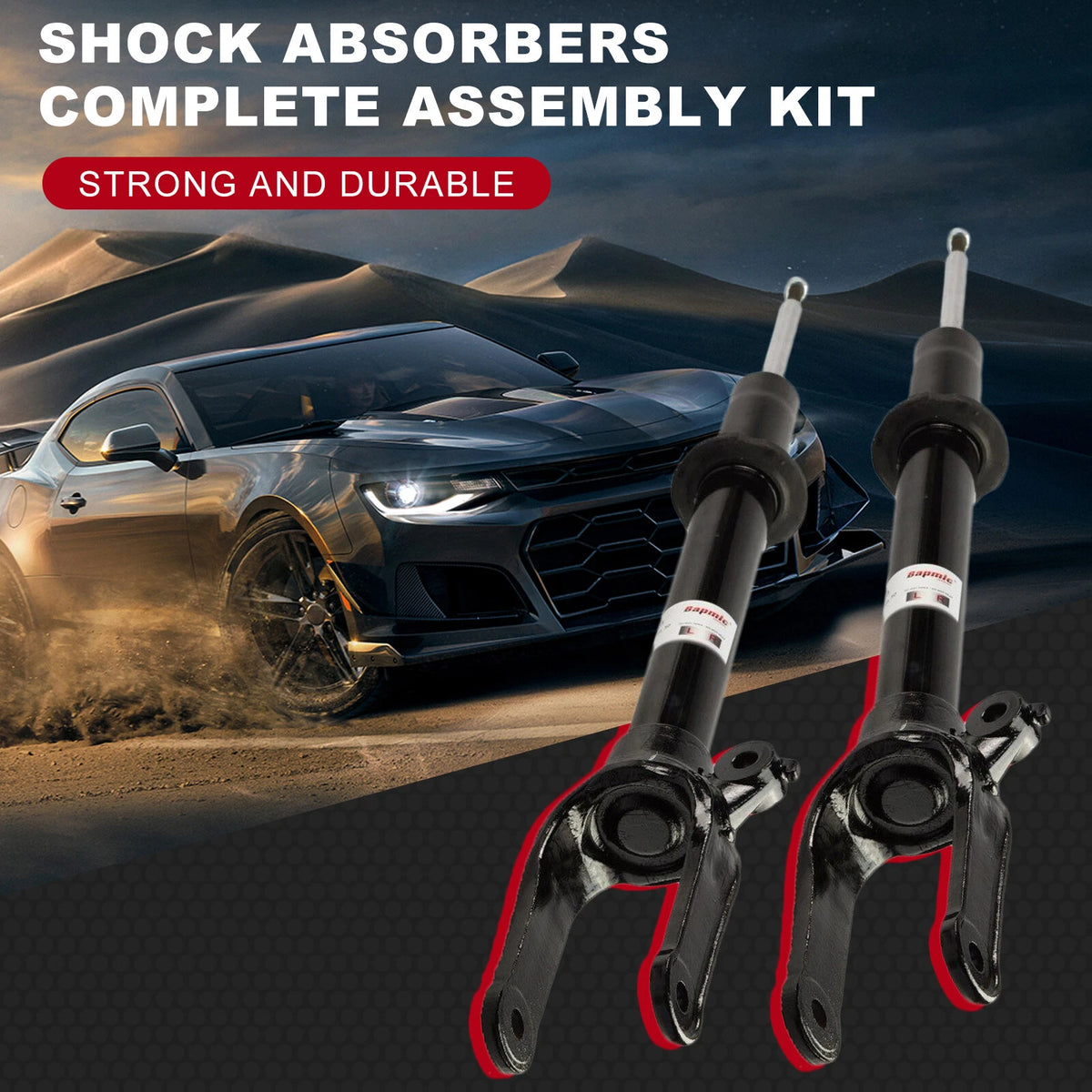 Front Left & Right Shock Absorbers for Mercedes W164 ML300 ML500 ML63 AMG