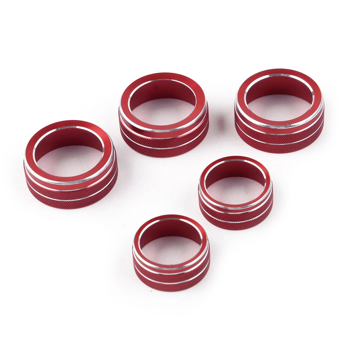 5x Inner Dash Button Circle Cover Frame for Honda Accord (2018-2019)