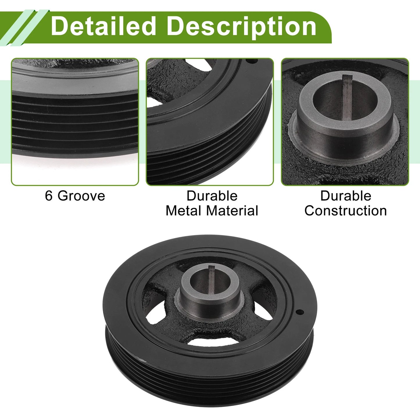 Harmonic Balancer Crankshaft Pulley for Toyota Matrix