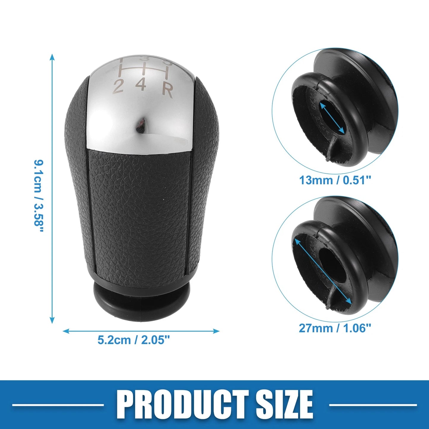 5 Speed Manual Shift Knob for Ford Mustang (2005-2012) Black