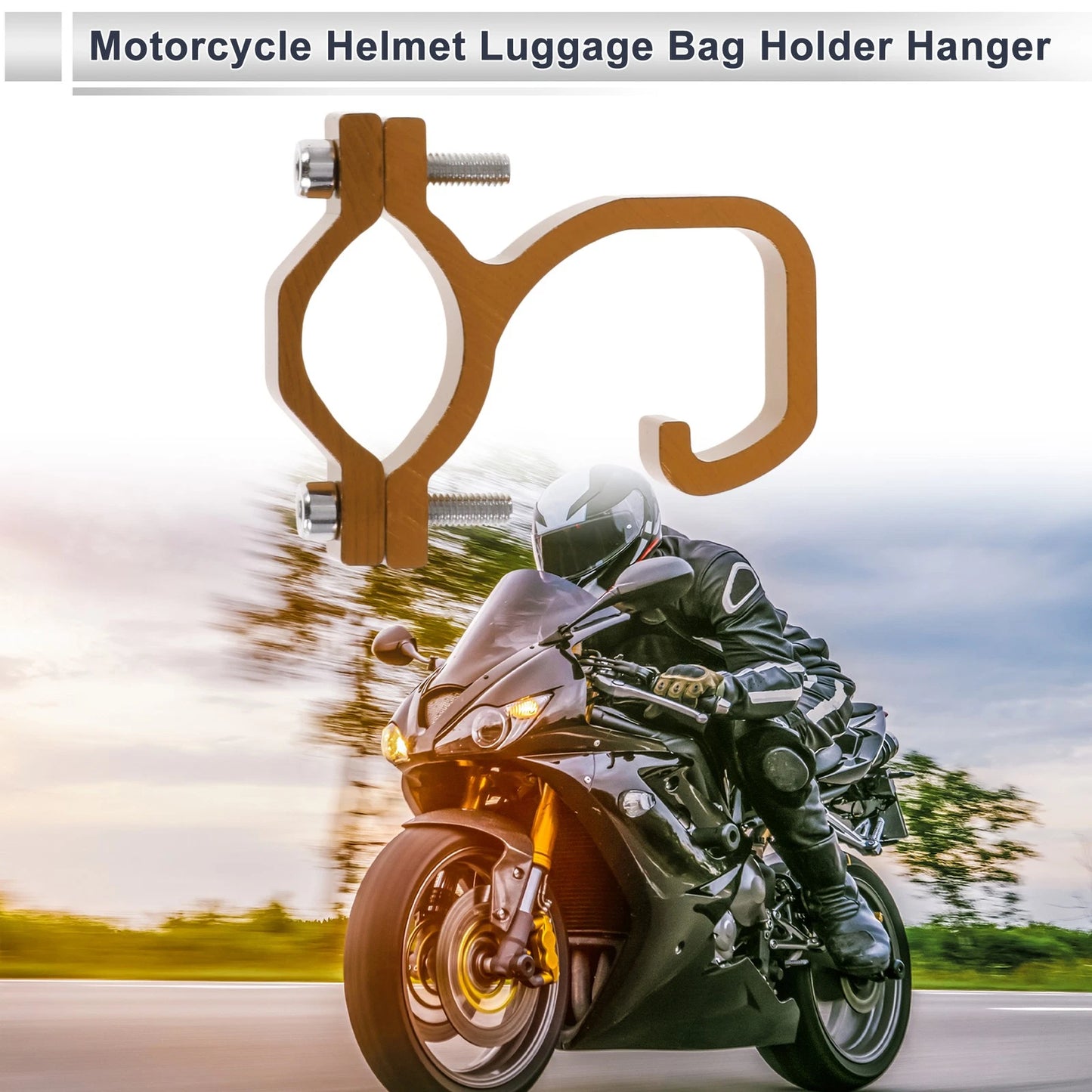 Arc Aluminum Alloy Motorcycle Hanging Hook Hexagon Wrench Gasket for Motorcycle