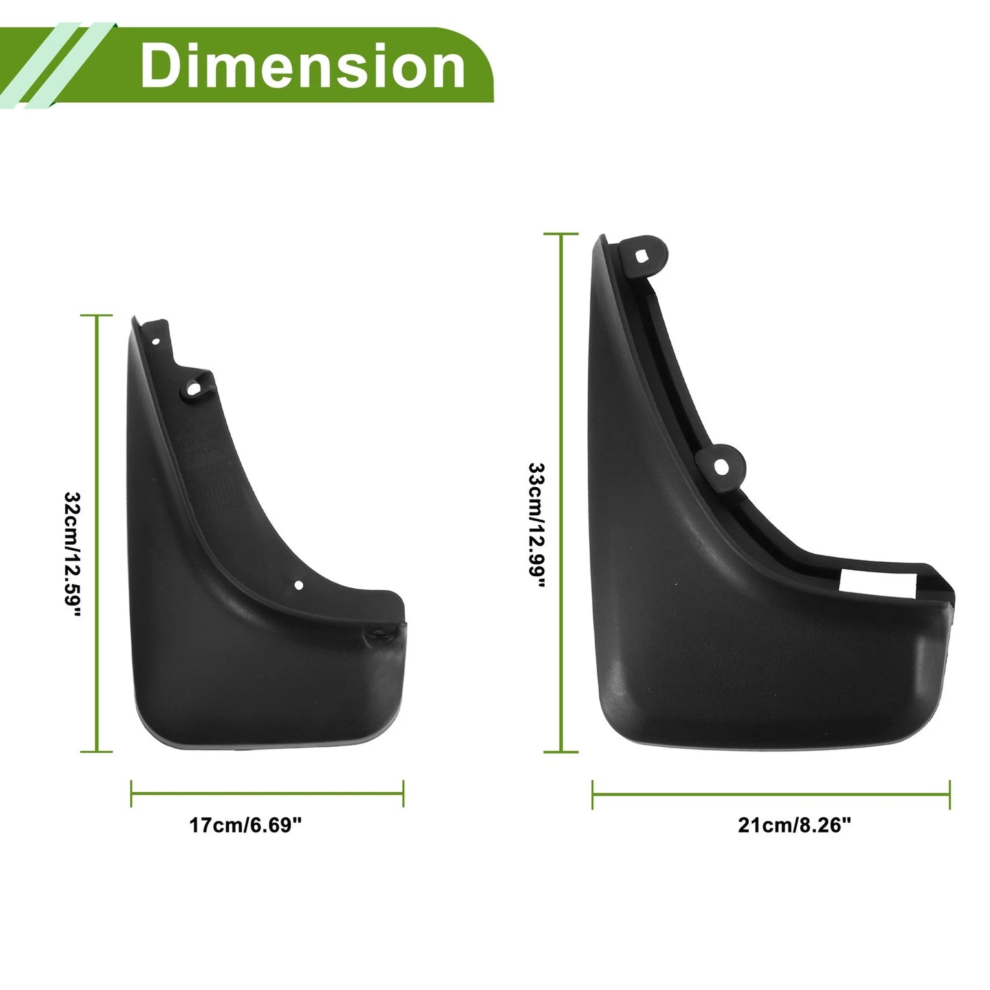 Mud Flaps Splash Guards for Jeep Cherokee (2019-2022)