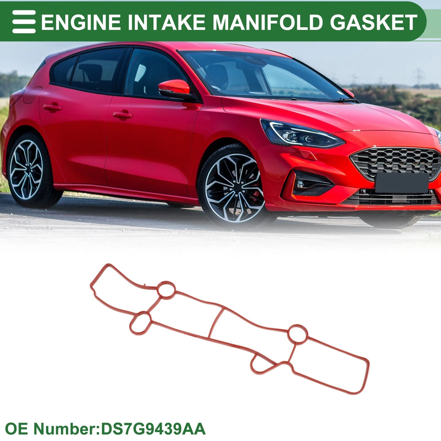 Engine Intake Manifold Gasket for Ford Focus (2014) - 1 x Pcs