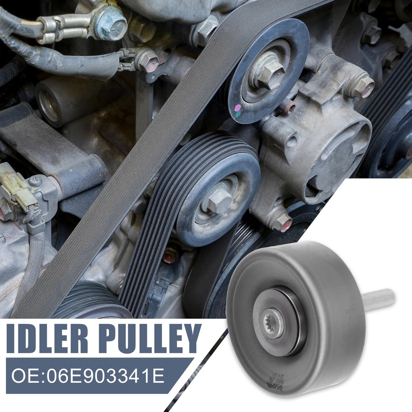 Drive Belt Idler Pulley 2.0L for Audi A4 (2016)