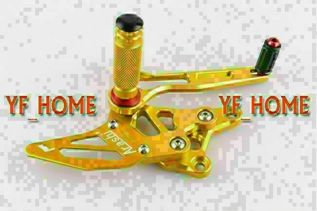 CNC Rearset Foot Pegs for Yamaha YZF R25 (2014-2017) - Gold Finish