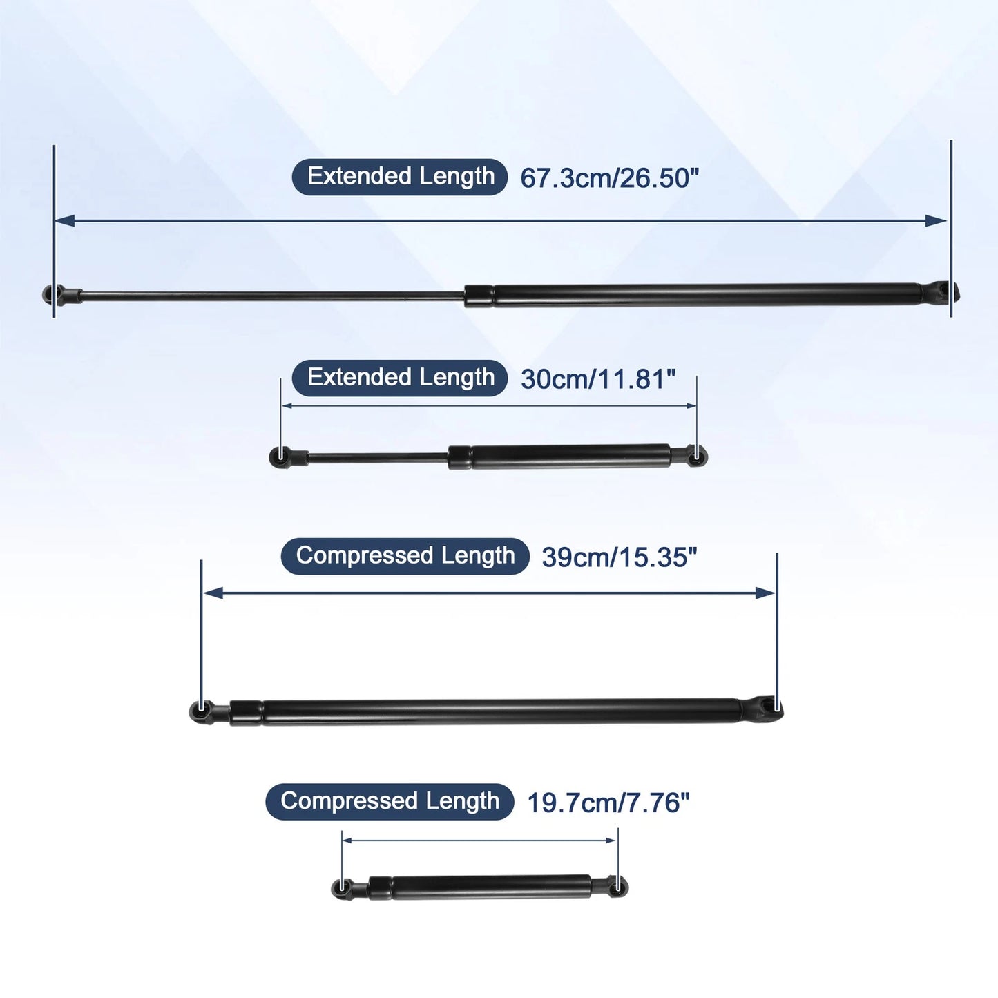 4 x Lift Support Gas Struts for BMW E85 Z4 (2003-2008)