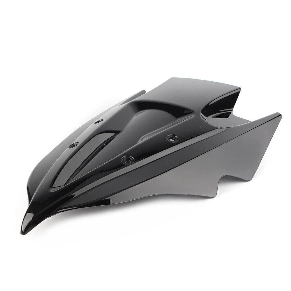 Double Bubble Windshield for Kawasaki Z250 Z300 (2013-2017) Black