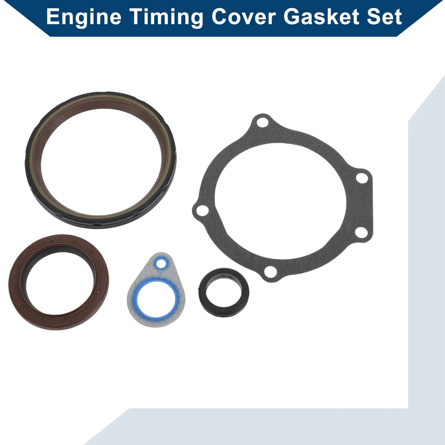 Engine / 1 Set / Timing Cover Gasket Set for GMC Envoy (2004–2009)