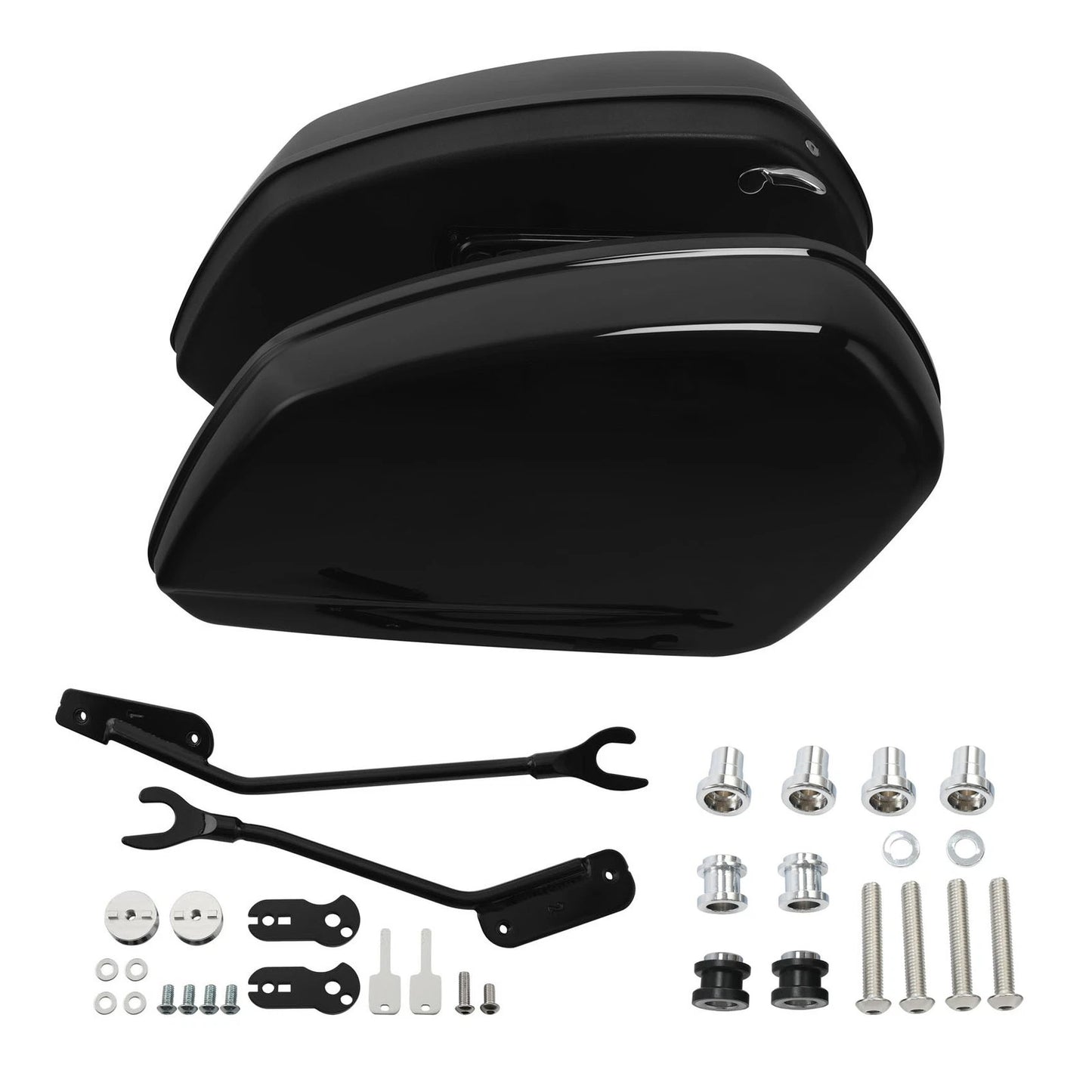 Gloss Black Saddlebags Docking Kit for Harley Low Rider ST FXLRST (2022-2024)