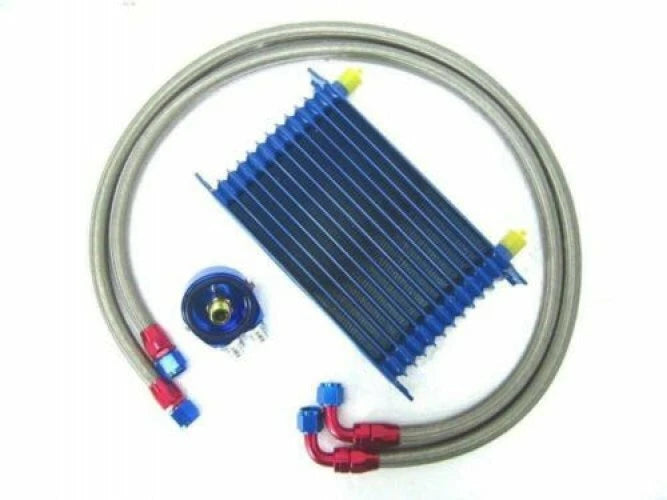 13 Row Oil Cooler Relocation Kit for Track Race Rally Drift Sport Car (N/A)