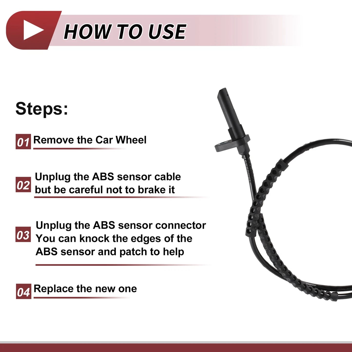 ABS Wheel Speed Sensor for BMW i3 (2014-2021)