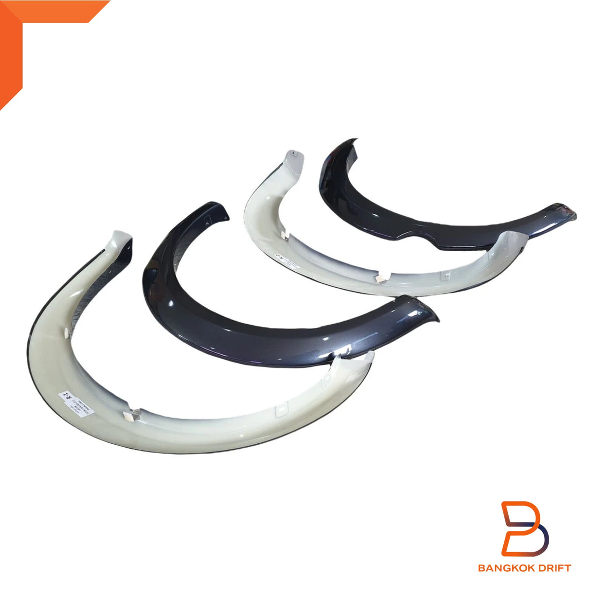 Grey Fender Flares Wheel Arches for Mitsubishi Triton Ute (2005-2015)